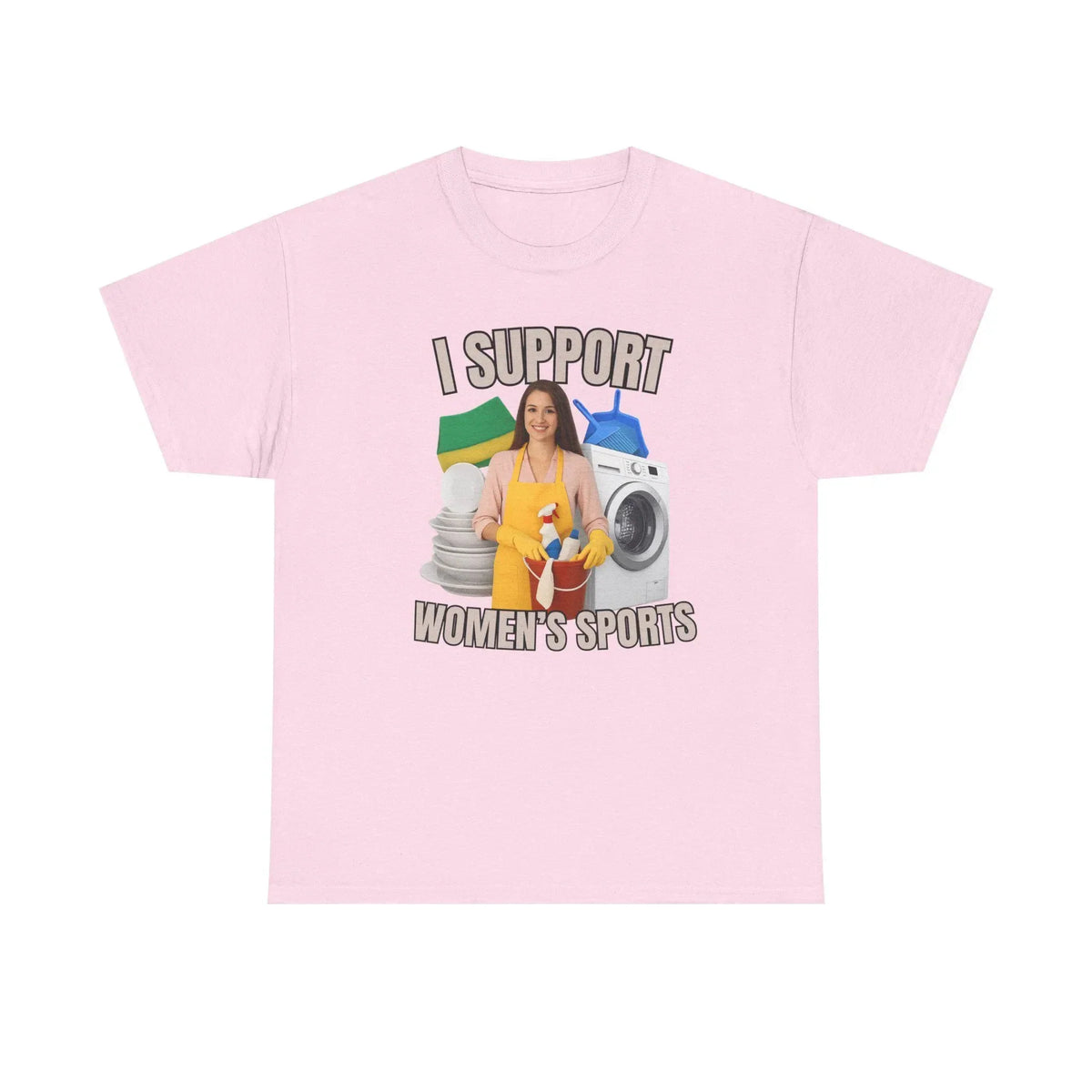 Men I Support Women's Sports T Shirt Unisex Women Oversize Tee Streetwear Casual Short Sleeve Funny Sarcastic Humor Gen Z Humor