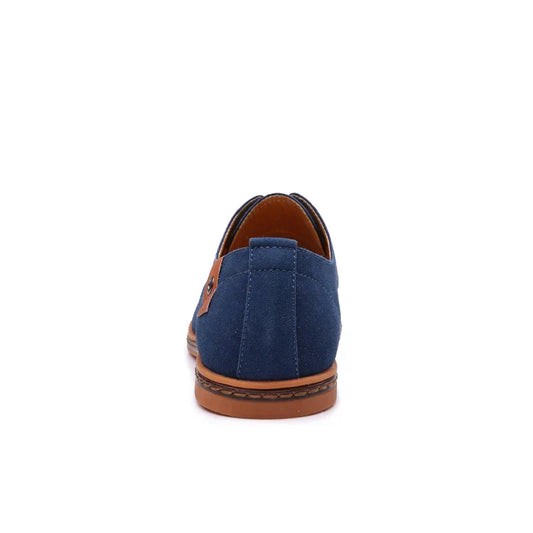 Men's Spring Suede Casual Oxfords Shoes Breathable Comfort Matte Finish Business Shoes Classic Sneakers Footwear Dress Shoes