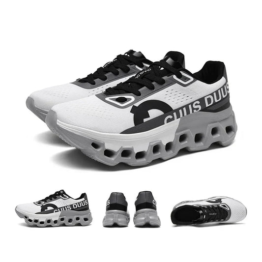 Men's Cushioning Running Shoes Lightweight Athletic Casual Sneakers Male Non-Slip Sports Shoes Outdoor Travel Walking Shoes