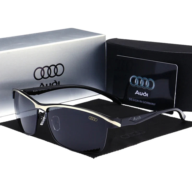 Luxury brands AUDI Sunglasses for Men Polarized Sun Glassesn UV400 Driving Motorcycle Outdoor Cycling Glasses AntiGlare Lens 551
