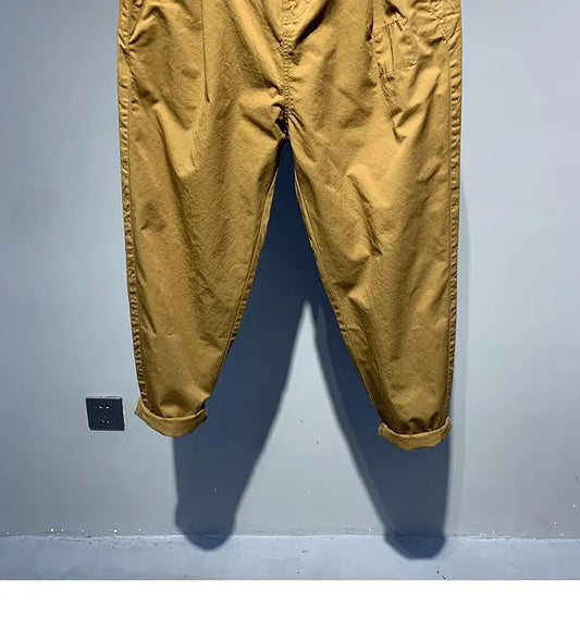 Quick-drying Thin Versatile Solid Color Loose Fashion Harren Long Summer Men's Comfortable Small Feet Casual Pants