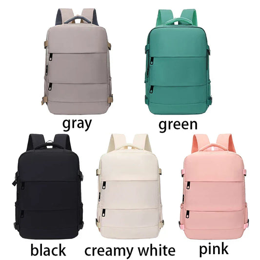 Sleek Multi-Color Multi-Pocket Backpack Adjustable-Strap Lightweight for Daily Commute Outdoor Casual Stylish Bag