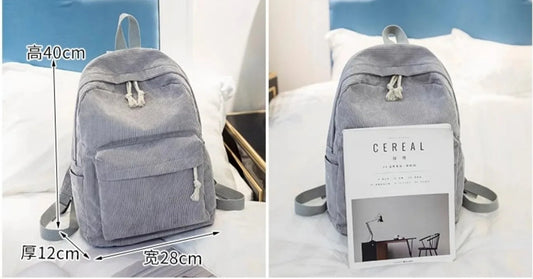 Kids School Bag Personalized Toddler Backpack Embroidered Name Child Corduroy Backpack Birthday Gift Laptop Bag Back to School