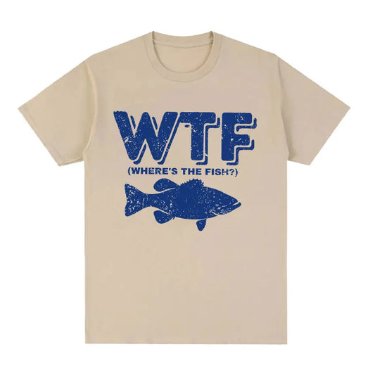 Japanese Fish Tsukiji Market Funny Meme T Shirt Men Women Vintage Harajuku Fashion T-shirts Summer 100% Cotton Oversized T-shirt
