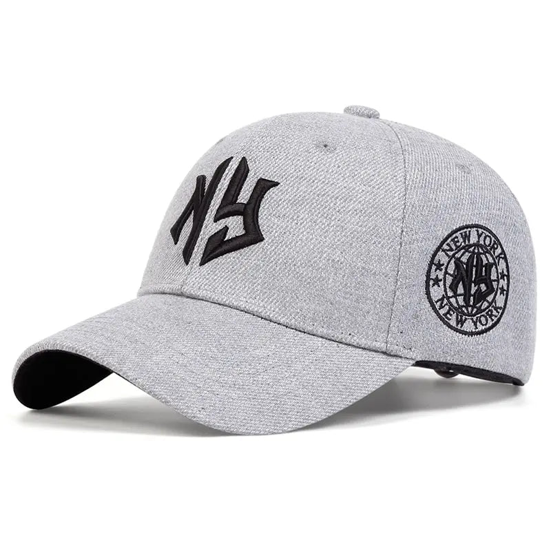 Unisex NG Letter Embroidery Baseball Caps Spring Autumn Outdoor Adjustable Casual Hats Sunscreen Hat