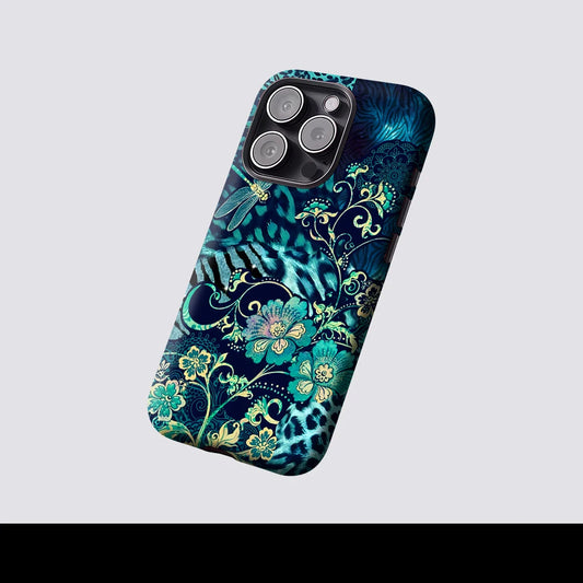 Jungle Dragonfly for Magnetic Phone Case for IPhone 17 16 15 14 13 Pro Max Plus Single Double-layer Tough Case