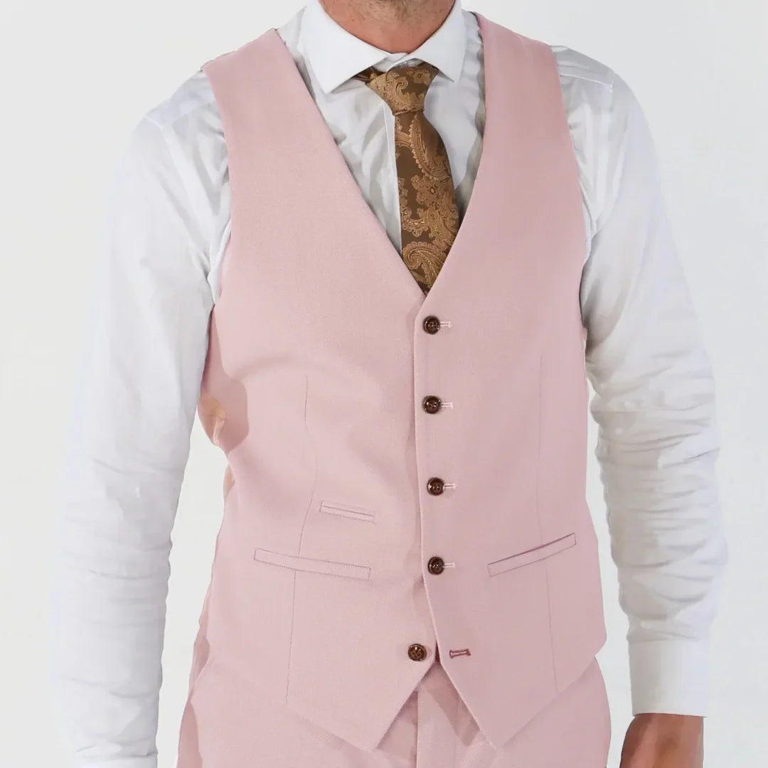 Men Vest Beige V Neck Single Button Solid Waistcoat For Wedding Birthday Banquet Party Business Daily Casual Men Suit Vest