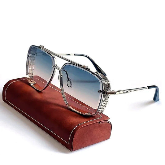 Vintage Steampunk Sunglasses Men Punk Oversized Sunglasses Women Trendy Retro Square Gafas De Sol Hombre Lunette Soleil Femme