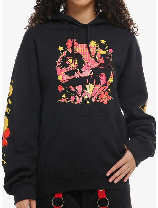 Autumn Winter Hoodies Helluva Boss Hell's Belles Graphic Pullover Men Women Oversized Sweatshirt Fleece Warm Winter Tracksuits