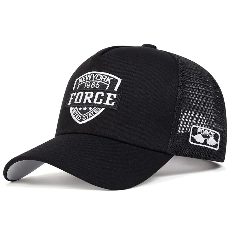 Summer Men Mesh Baseball Cap Outdoor Sport Letter Snapback Hat for Women Unisex Breathable Caps Hip Hop Trucker Hats