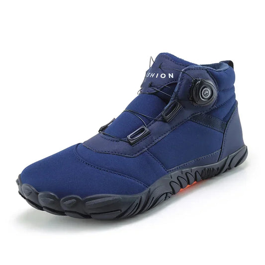 New Winter Booties Men Snow BareFoot Casual Shoes Outdoor Waterproof Work Shoes Warm Fur Men Ankle Shoes Snow Boots Plus Size 49