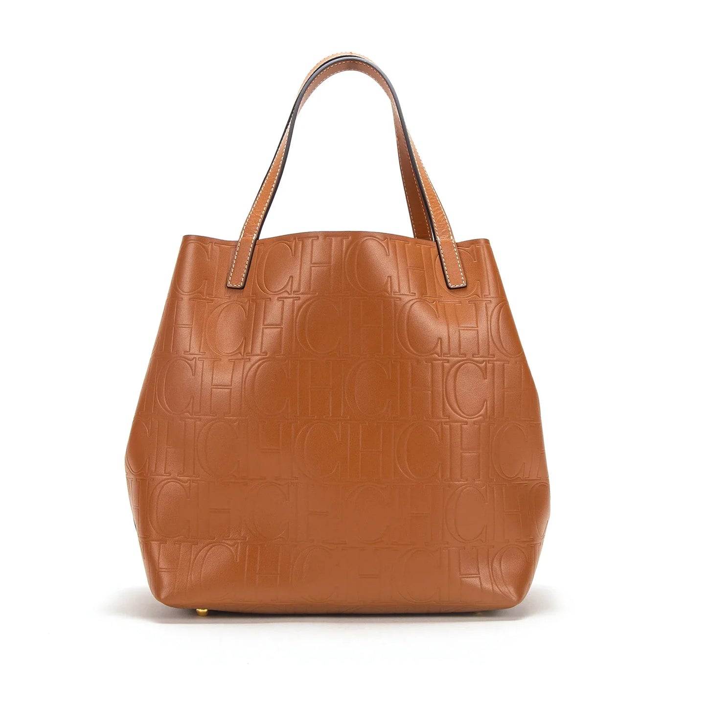 Women's Handbag Brand Classic Cow Leather Steel Stamped Large Capacity Tote Bag Business Commuter Shopping Bag