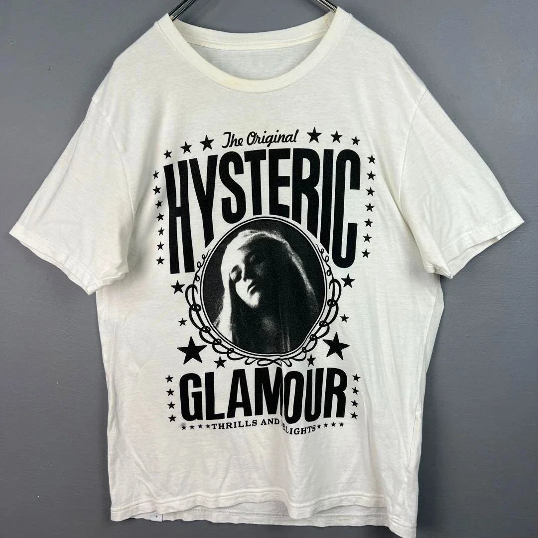 Hysteric Glamour 90s Retro Style Charcoal Reprint T Shirt for Men Women Y2k Graphic Short Sleeve Shirt Unisex Men Women Summer