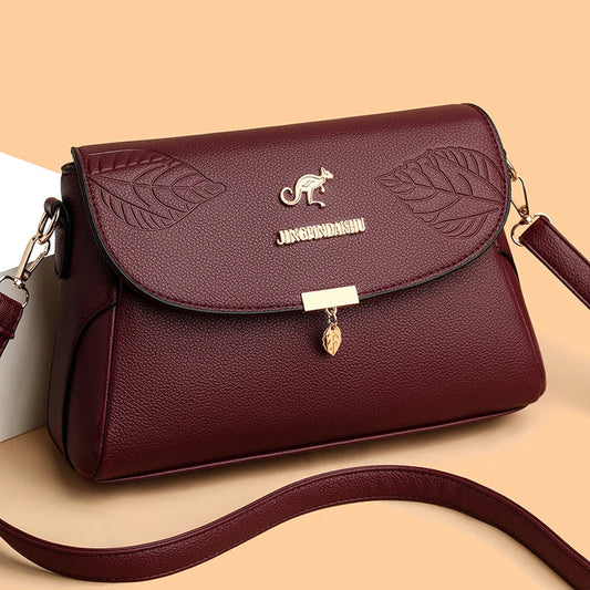 Women's Luxury Designer Small Handbag Fashion High Quality PU Leather Femael Daily Soild Color Vintage Crossbody Messegner Bags