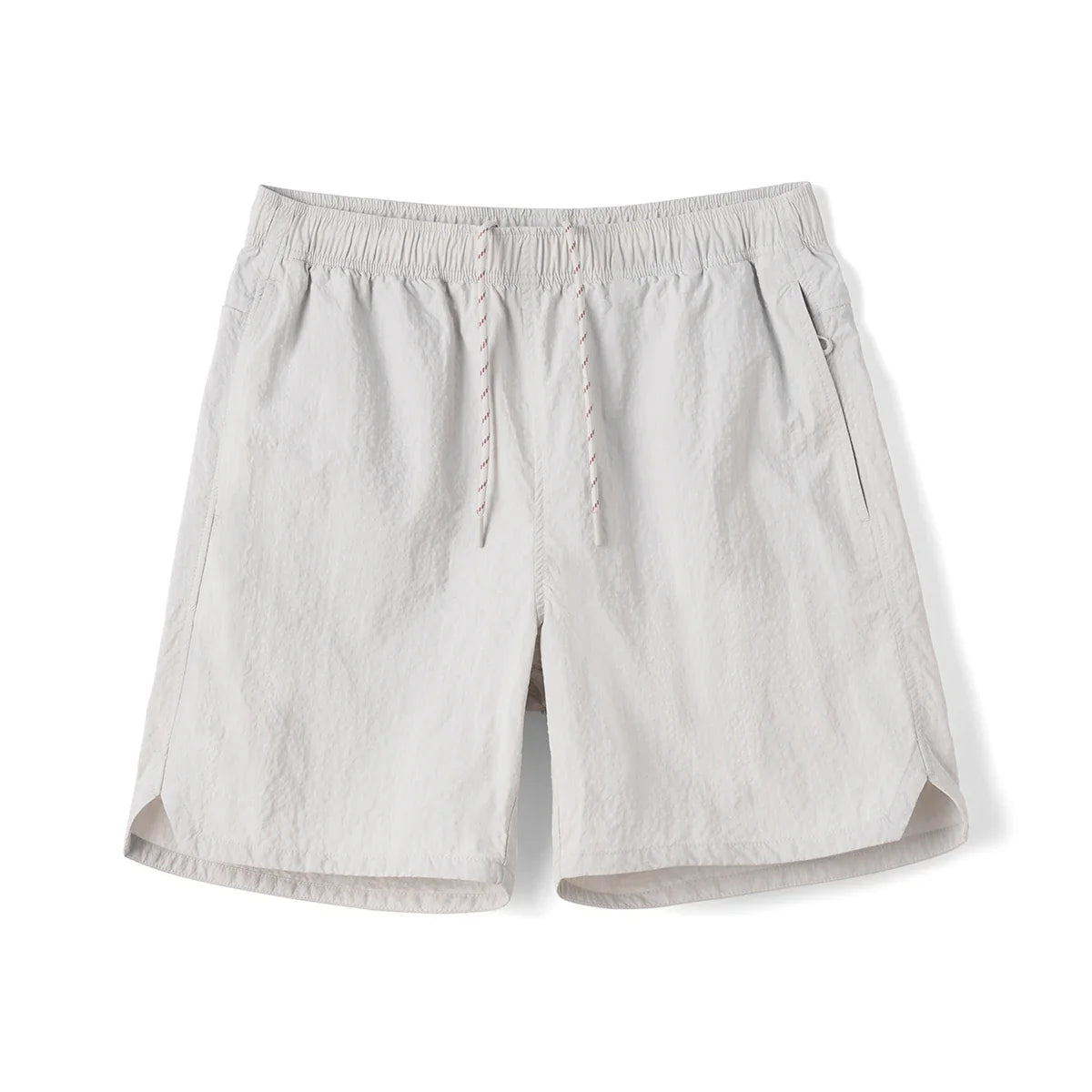 2026 Summer New Lightweight 100gsm Fabric Shorts Men Drawstring Elastic Waist Oversize Casual Outdoor Beach Shorts