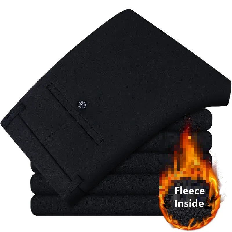 Formal Dress Suit Pants Tall Men 190CM Business Black Blue Plus Size 40 42 44 46 Extra Long Lengthened Straight Office Trousers