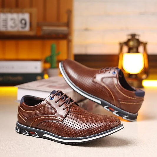 Fashion Leather Vintage Business Shoes Men Casual Leather dress wedding Shoe Outdoor Men Shoe Large Size 48 49 50 51 52 53 54
