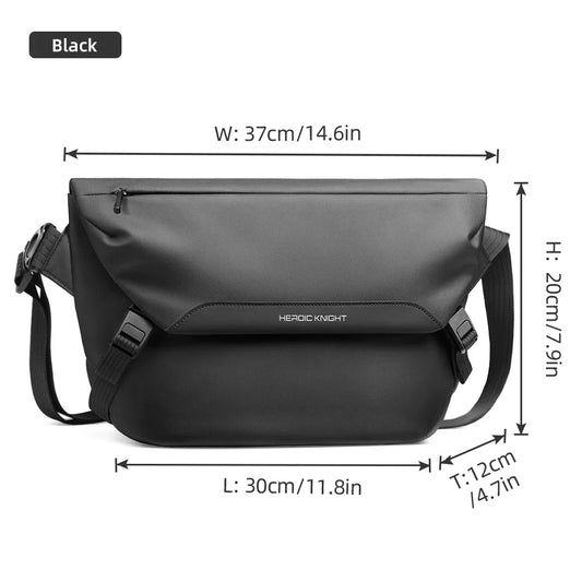 Water Repellent Messenger Bag Men Bags Casual Shoulder Crossbody Bags Fit 11 inch Ipad Fashion Outdoor Cycling Side Bag Male