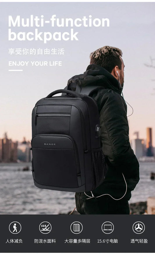 Men's Designer Laptop Bag School Bags for Boys Male Motorcycle Tactical Business Sports Travel Backpack Men