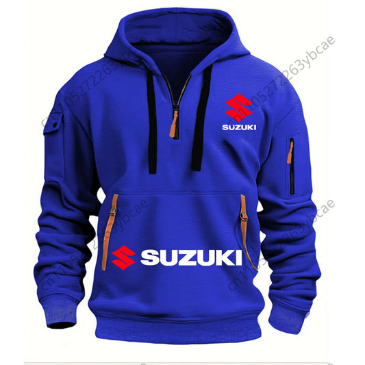Men's Hoodie Outdoor Motorcycle Riding Suit: Soft, Comfortable, Breathable, Stylish Autumn/Winter Style