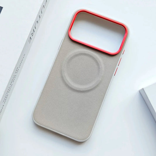 For iPhone 17 Pro Max 17 Pro Case Luxury Leather Magnetic Back Cover For Magsafe wireless charging Shell Bumper Funda