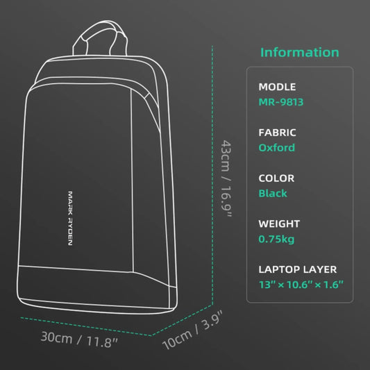 Backpack for Men Laptop Backpack Slim and lightweight business backpack School backpack