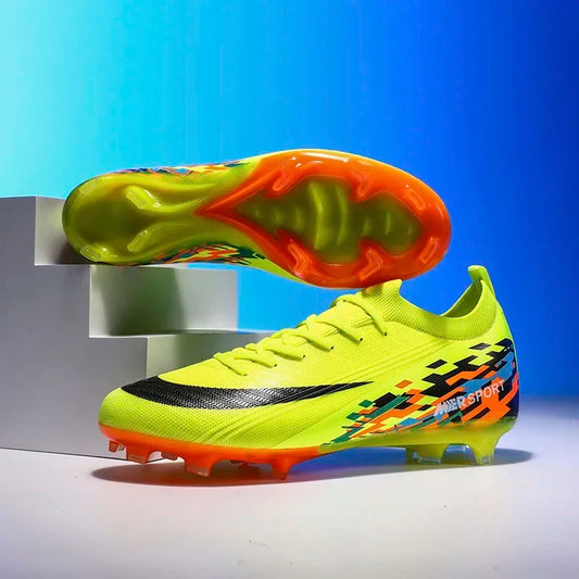New Men Football Boots Unisex Non-Slip Outdoor Match Adult Comfortable Cleats Ultralight Soccer Shoes Sport Grass High-quality