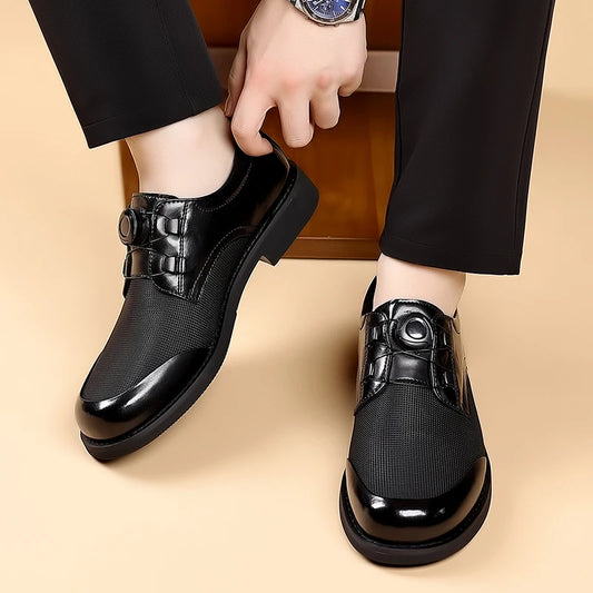 Classic Leisure Business Footwear Male 2025 New Loafers Mens Oxford Shoes Leisure Walking Shoes Handmade Casual Leather Shoes