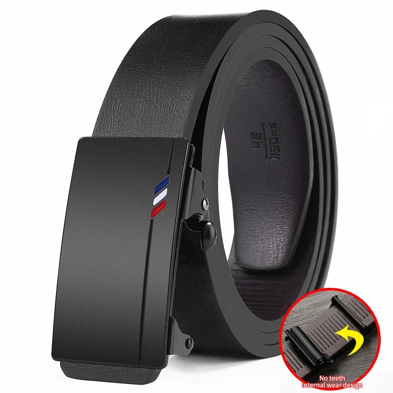 2026 New Product Belt Men's High Quality Toothless Automatic Buckle Casual Men Belt Men's Business Fashion Belt