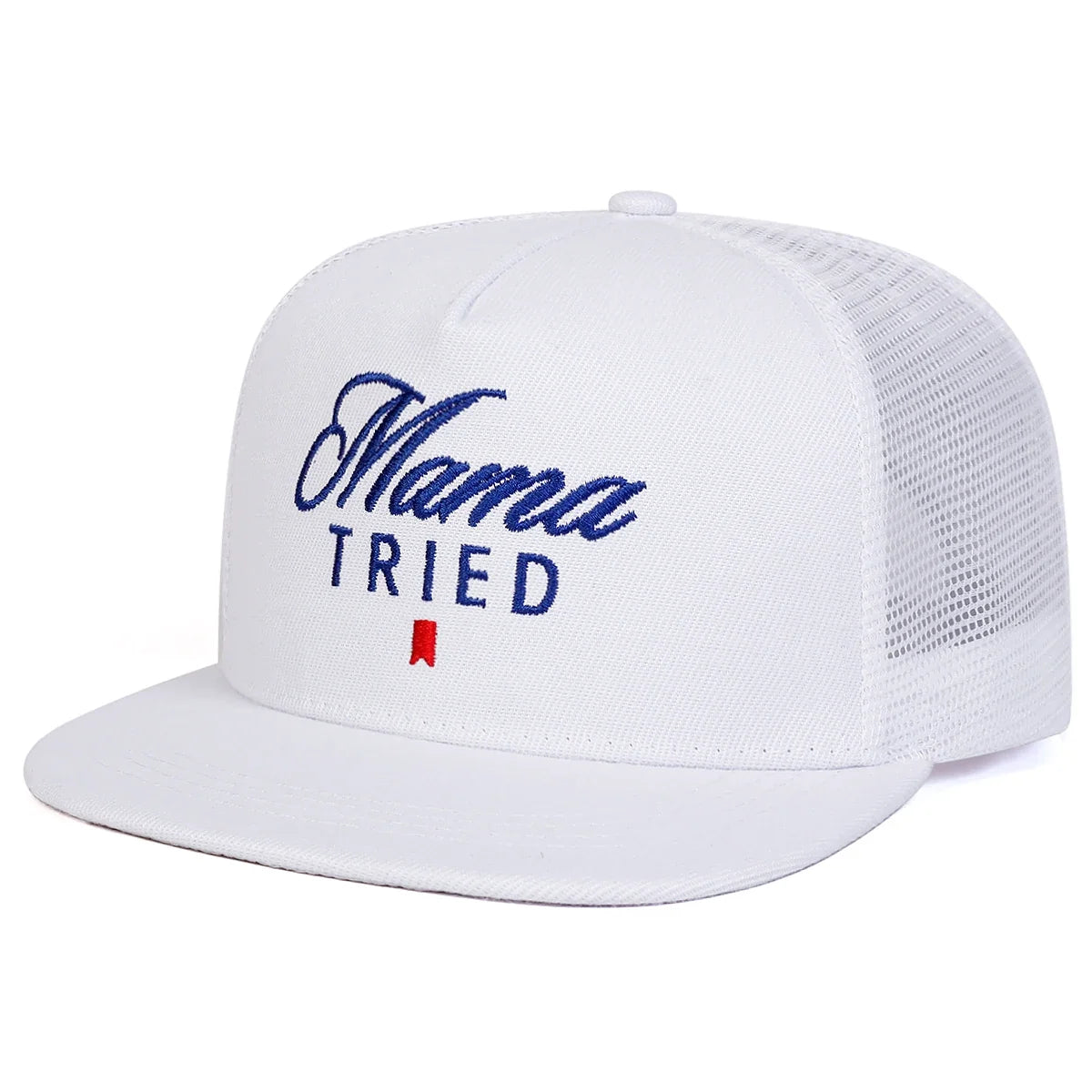 Unisex Mama TRIED Letter Embroidery Hip-hop Net Hats Spring Summer Outdoor Adjustable Casual Baseball Caps Sunscreen Hat