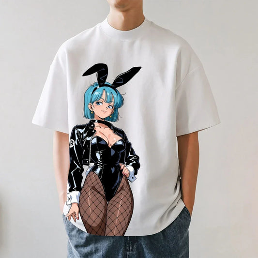 2026 New Dragon Ball Bulma Japanese Style Classic Tee High-quality Streetwear T-shirts Suitable for Both Men Women Summer Tshirt