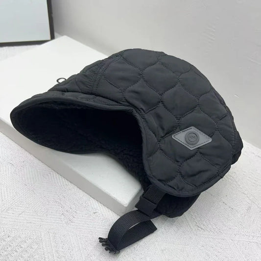 Velvet Lei Feng Hat Unisex Winter Thickened Velvet Lamb Wool Warm Ear Protection Hat Outdoor Ski Cycling Pilot Hats Russian Hats