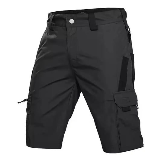 Military Green Outdoor Work Pants Men's Camouflage Solid Color Training Shorts Summer Multi Mouth Bag Military Style Shorts