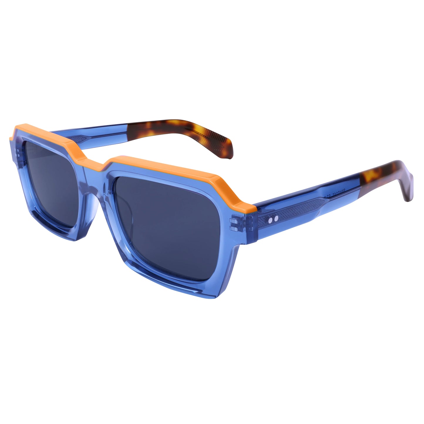 Luxury Design Look Oversized Sunglasses Women Polarized Glasses Trendy Thick Acetate Wide Double Bridge UV400 Retro