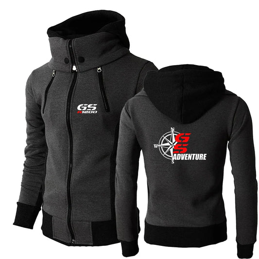 Motorcycle R 650 800 1150 1200 GS Adventure 2024 Spring Autumn Zipper Hoodie High-Quality Tri-Color Style Leisure Comfort Coat