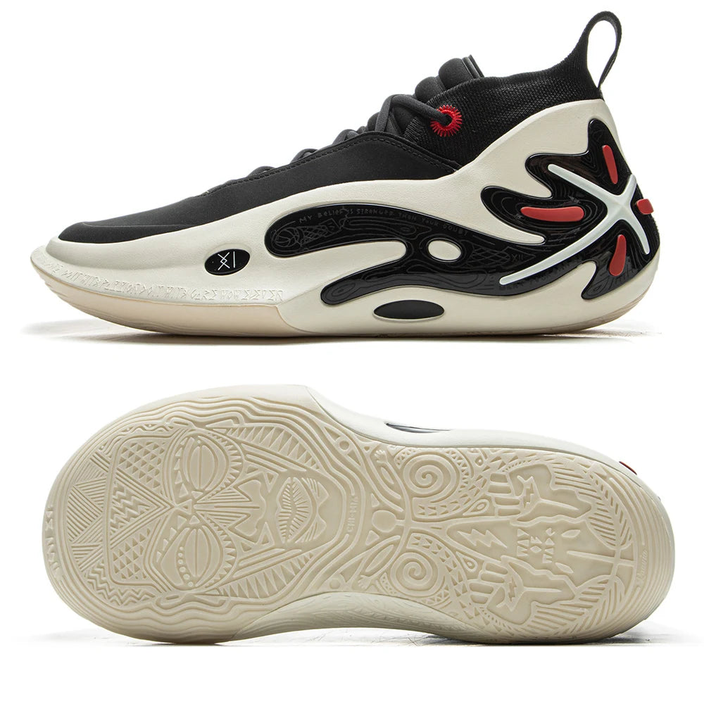 Men's WAY OF WADE 11 WHITE HOT Professional Basketball Shoes Carbon Plate Cushion Support Indoor Sneakers ABAU049