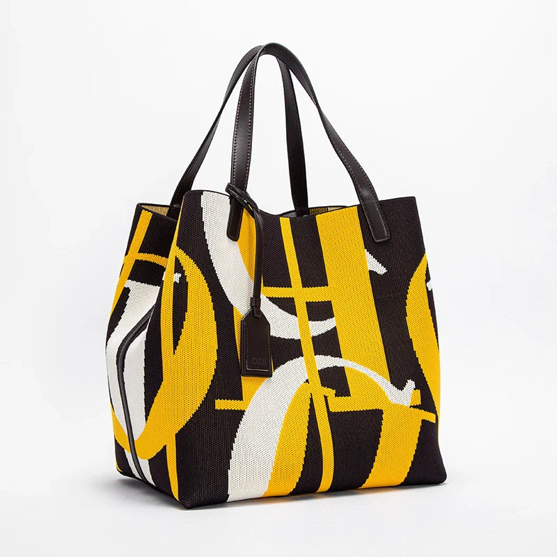 Shopping Bag Mommy Summer New Simple Large Capacity Women's Handbag 27 * 12 * 27cm
