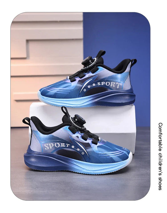 Kids Sneakers Breathable Student Boys Basketball Sports Shoes for Children Outdoor Training Trendy Tennis Size 28-39