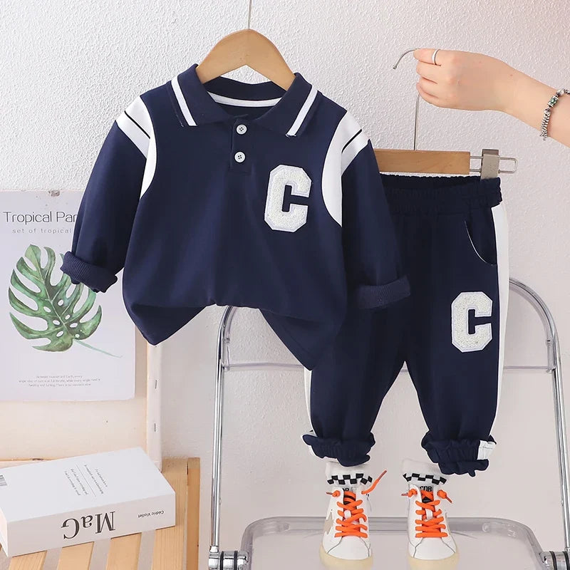 New Baby Boys Clothes Suit Spring Autumn Children Tops+Pant 2Pcs/Sets Toddler Infant Outfits Casual Costume Kids Tracksuits
