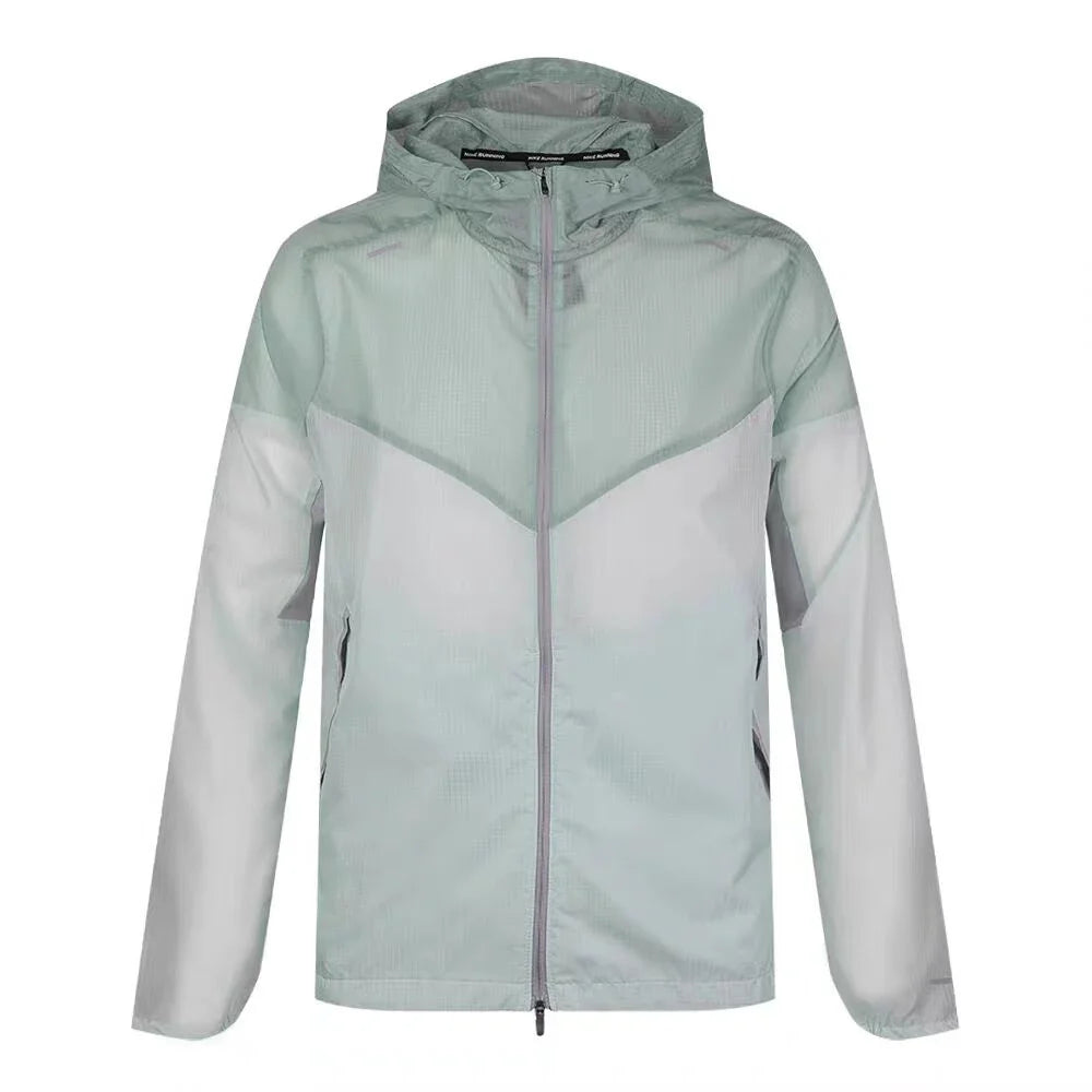 Men Outdoor Windbreaker Tactical Detachable Cap Camping Fishing Coat New plus size Casual Lightweight Jacket