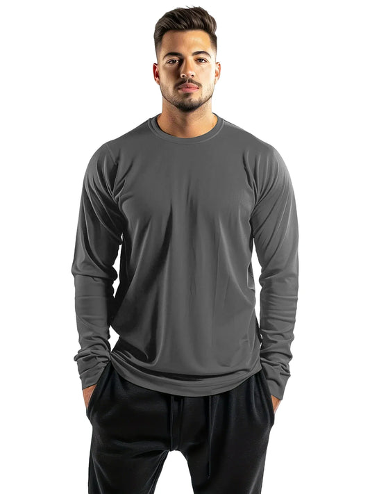 5-Pack Loose Men's Casual Solid Color Breathable Quick-Dry Sports T-Shirts for Summer Running