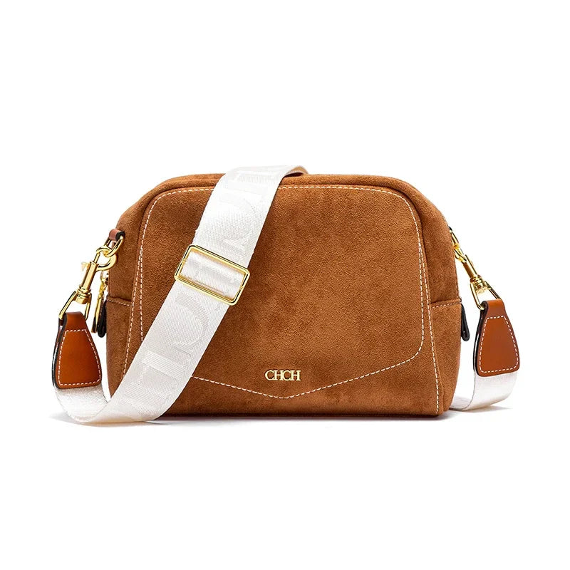 Classic Style Fashion Retro Women's Crossbody Bag Autumn and Winter New Women's Shoulder Bag Pure Colour Simple Fine Workmanship
