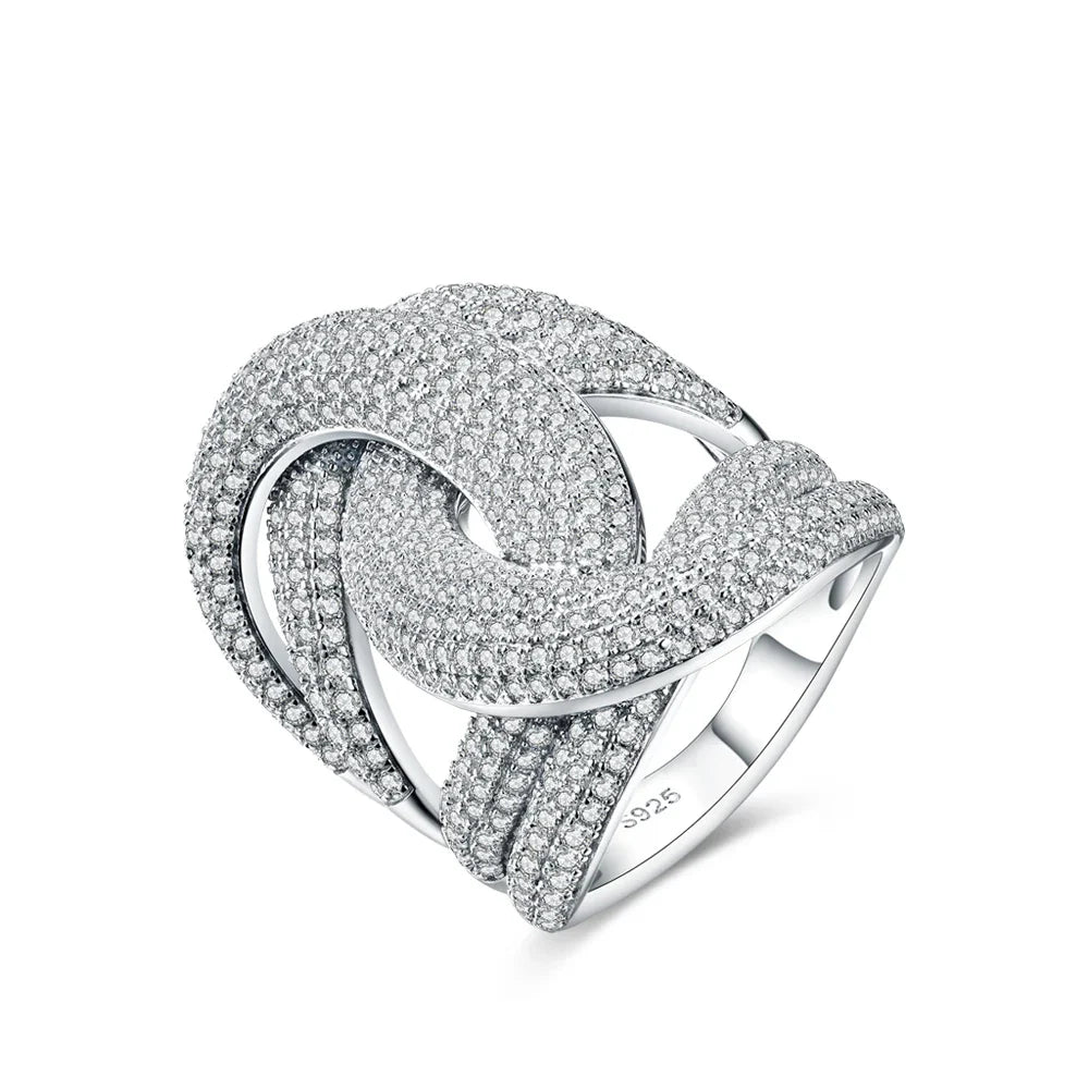 Design D Color Moissanite Ring for Women Man 925 Sterling Silver Diamond Test Pass Anniversary Rings Original Jewelry