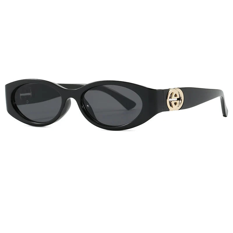 Cycling New Fashion Small Oval Sunglasses Vintage Men Women Personlity Small Frame Shades Sun Glasses Latest Popular UV400