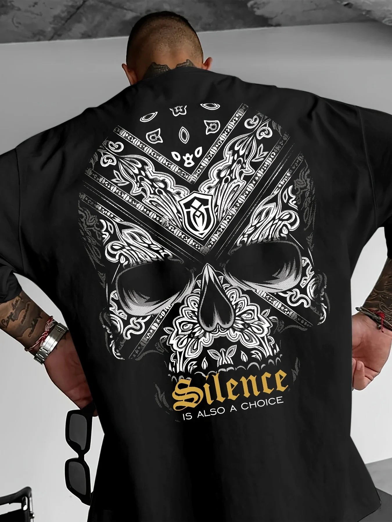 Personalized Dark Letter Print 100% Cotton Men Woment T-shirt Summer Autumn Daily Outdoor Sports Party Casual Loose Short Sleeve