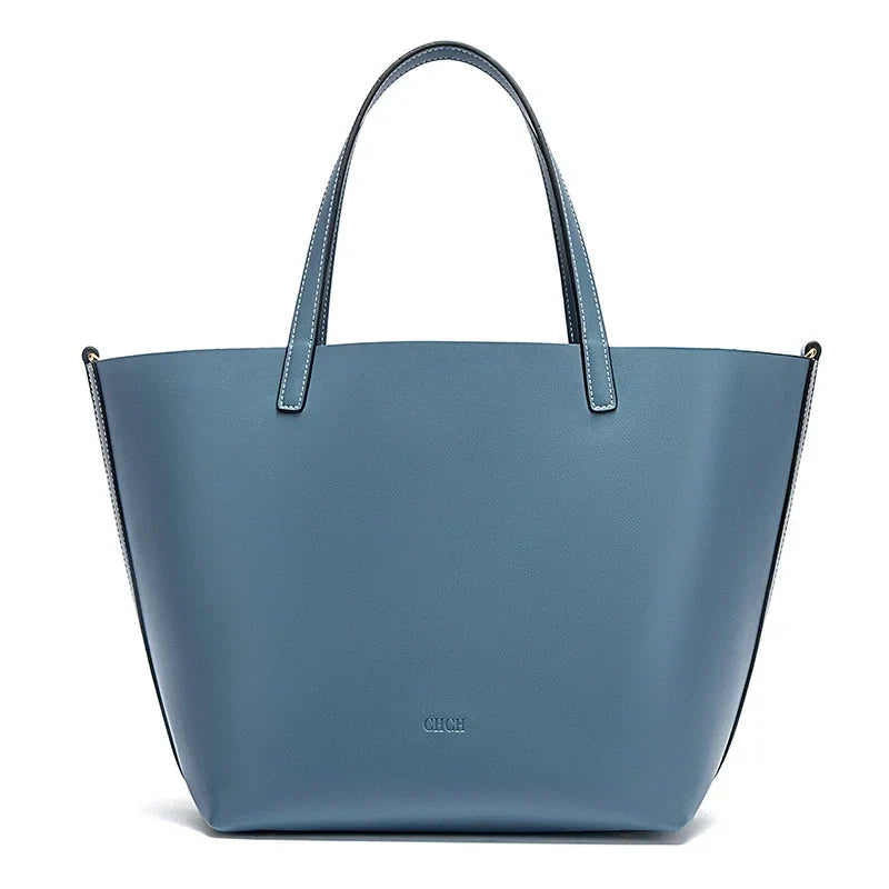 Autumn and Winter Classic Solid Color Retro Handbag, Women's New Large Capacity Tote Bag