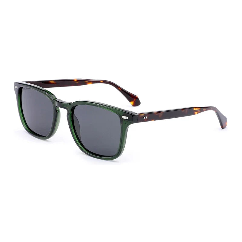 Acetate UV400 Polarized Sunglasses Prescription Custom Women Men Square Optical Sun Glasses