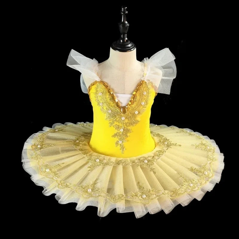 Summer Toddler Girl Ballet Dress Elegant Vestidos Kids Outfit Stage Children's Dance Costume Baby Tutu Dresses Girls Clothes