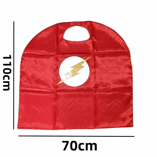 Halloween Super Hero Masquerade Mask Cape Cloak Anime Spider Man Batman Cloak Action Figure Toys Cosplay Party Gifts