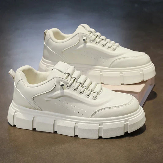 New Casual Shoes for Men 2025 Men's Oxford Shoes Retro Luxury Leather Shoes Fashion Breathable Sneakers Handmade Platform Boot